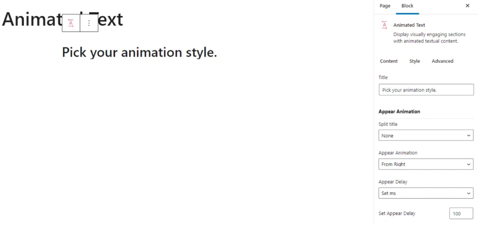 Hareketli Metin Gutenberg İçeriği