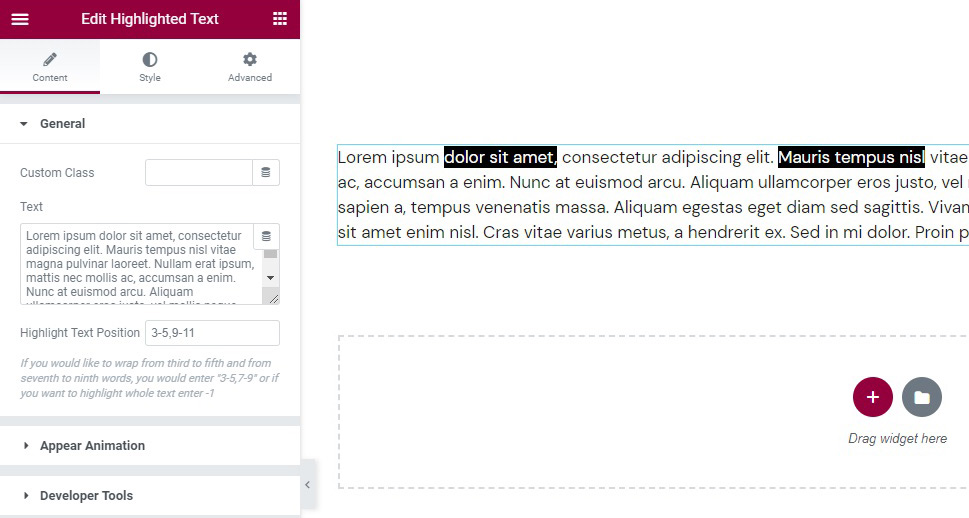 Vurgulanan Metin Genel