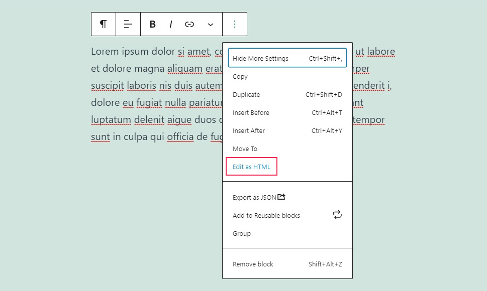 HTML olarak düzenle