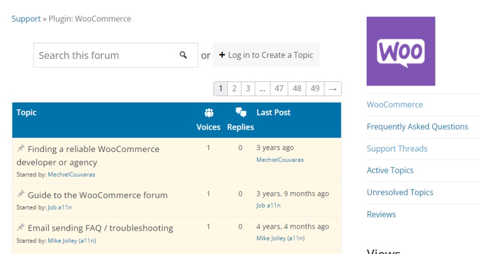 WooCommerce Desteği