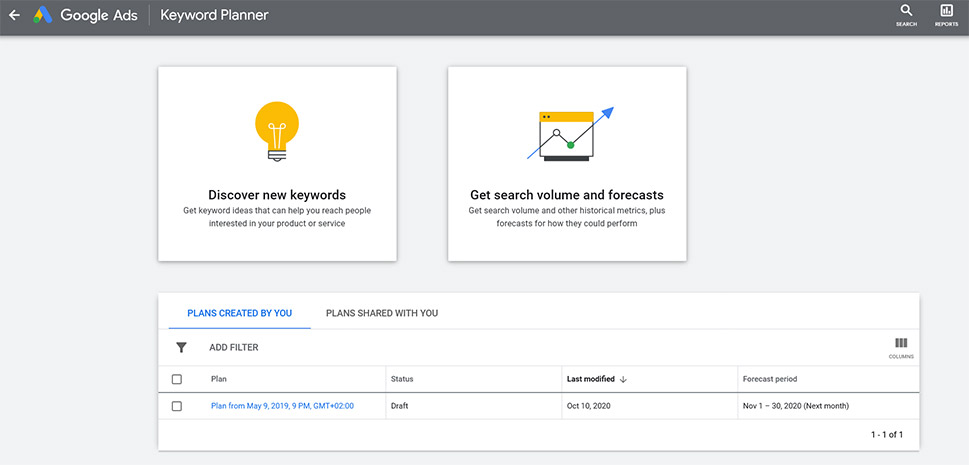 Anahtar Kelime Planlayıcı