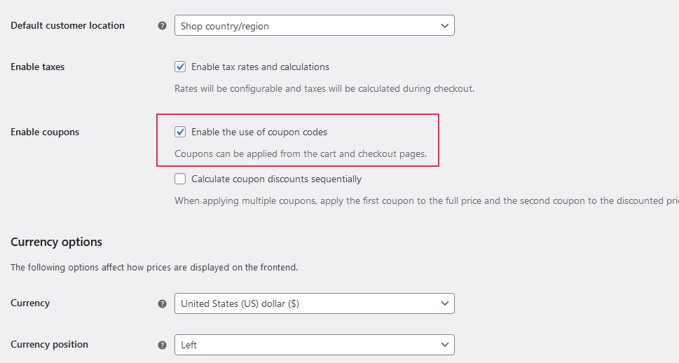 Kuponları Etkinleştir