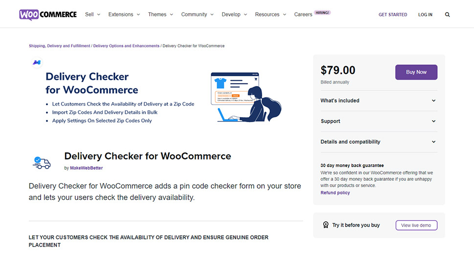 WooCommerce için Teslimat Denetleyicisi