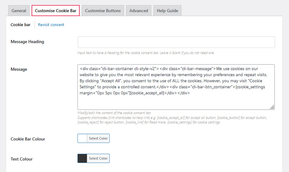 Çerez Çubuğunu Özelleştir