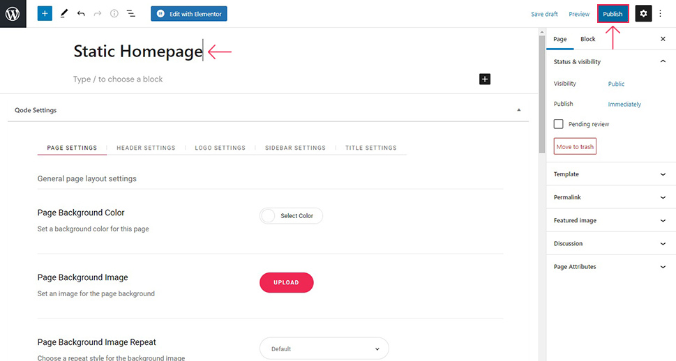 Başlık ve Yayınla