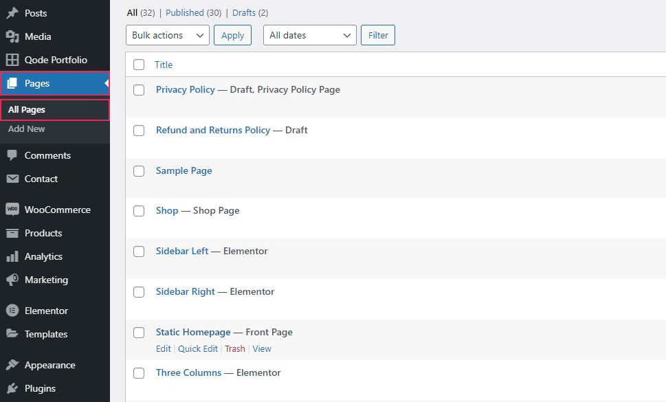 Sayfalar Tüm Sayfalar